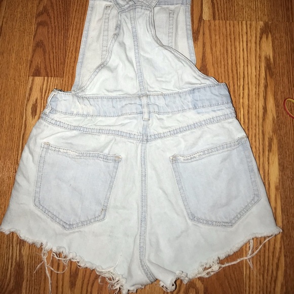 H&M Distressed Denim Overalls - Picture 2 of 2